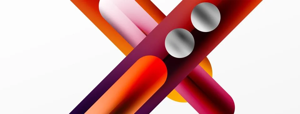 Dynamic lines geometric vector background. Visual symphony of dynamic lines Illustrazione stock