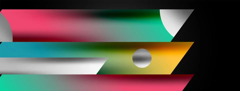 Dynamic lines geometric vector background. Visual symphony of dynamic lines Illustrazione stock