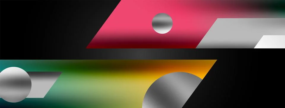 Dynamic lines geometric vector background. Visual symphony of dynamic lines Illustrazione stock