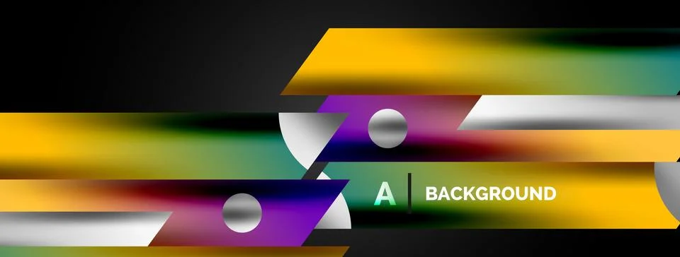 Dynamic lines geometric vector background. Vector background, where dynamic Stock Illustration