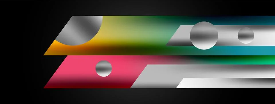 Dynamic lines geometric vector background. Visual symphony of dynamic lines Stock Illustration
