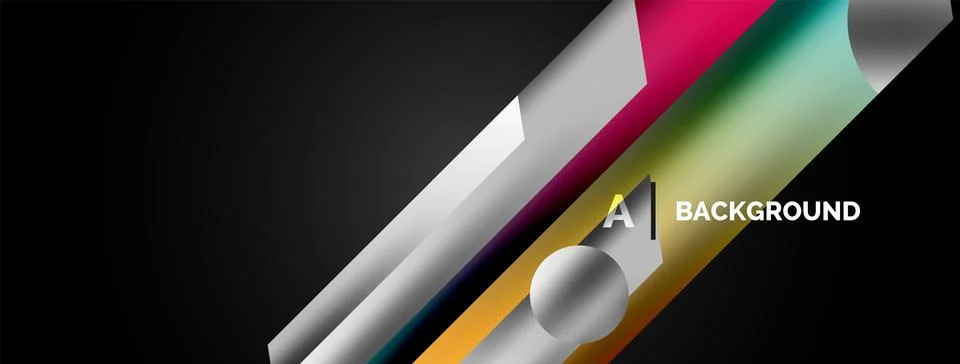 Dynamic lines geometric vector background. Visual symphony of dynamic lines Stock Illustration