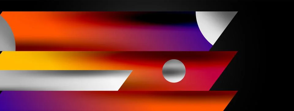 Dynamic lines geometric vector background. Visual symphony of dynamic lines Stock Illustration