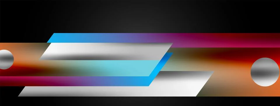 Dynamic lines geometric vector background. Visual symphony of dynamic lines Stock Illustration