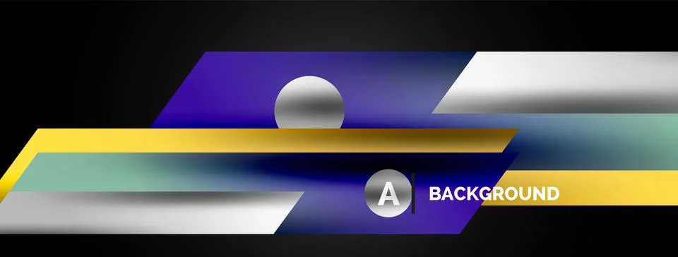 Dynamic lines geometric vector background. Visual symphony of dynamic lines Stock Illustration