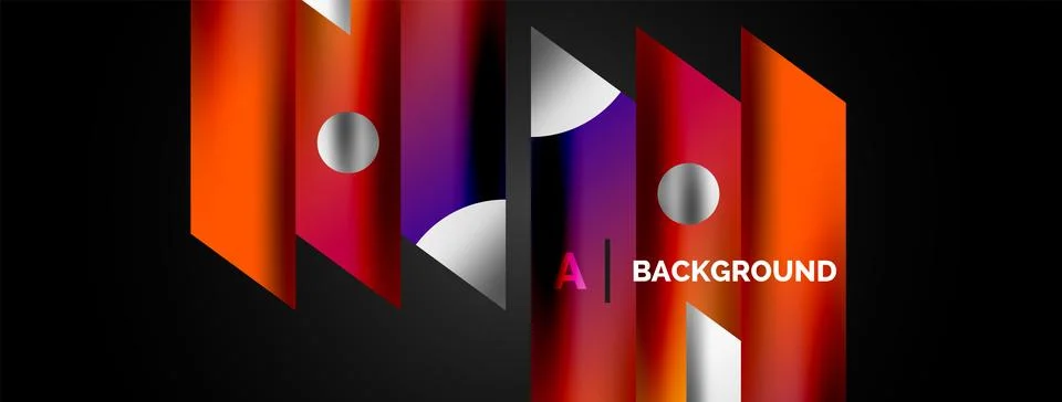 Dynamic lines geometric vector background. Visual symphony of dynamic lines Stock Illustration