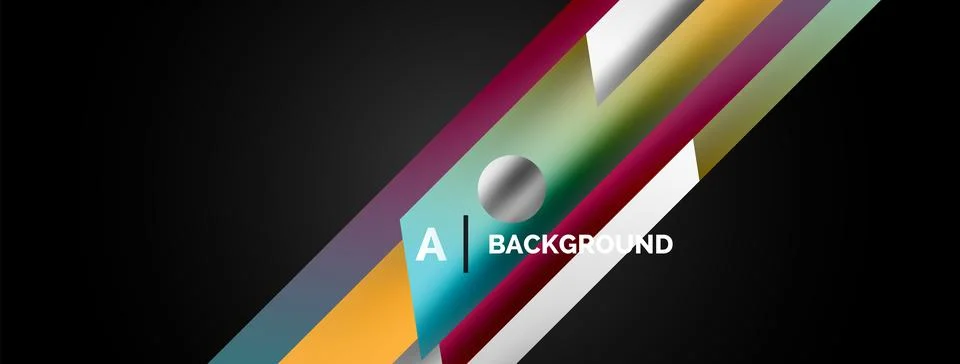 Dynamic lines geometric vector background. Visual symphony of dynamic lines Stock Illustration