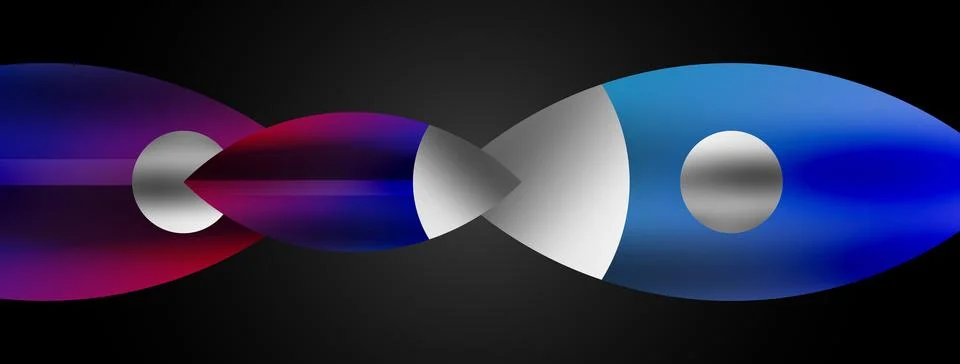 Dynamic lines geometric vector background. Visual symphony of dynamic lines Illustrazione stock