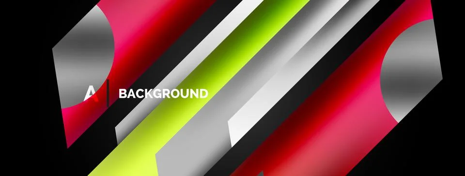 Dynamic lines geometric vector background. Visual symphony of dynamic lines Stock Illustration