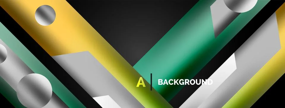 Dynamic lines geometric vector background. Visual symphony of dynamic lines Stock Illustration
