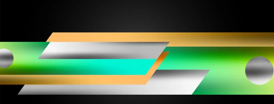 Dynamic lines geometric vector background. Vector background, where dynamic Illustrazione stock