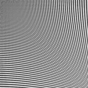 Dynamic lines grid. Monochrome geometric pattern, abstract texture Stock Illustration