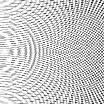 Dynamic lines grid. Monochrome geometric pattern, abstract texture Stock Illustration