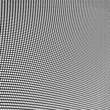 Dynamic lines grid. Monochrome geometric pattern, abstract texture Stock Illustration