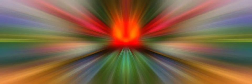 Dynamic lines of light. Light from central point. Flash Light.Holiday deco... Stock Photos