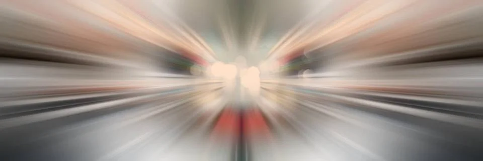 Dynamic lines of light. Light from central point. Dynamic lines of light. ... Foto stock