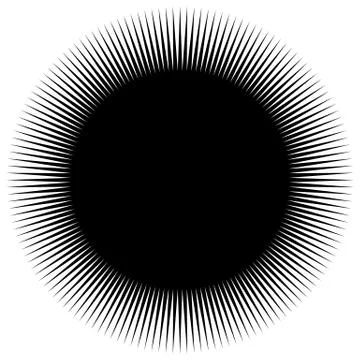 Dynamic lines pattern. Comic lines spreading from corner. Starburst, sunburst Stock Illustration