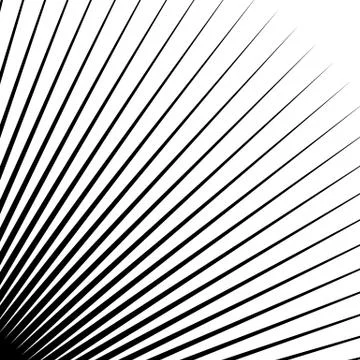 Dynamic lines pattern. Comic lines spreading from corner. Starburst, sunburst Illustrazione stock