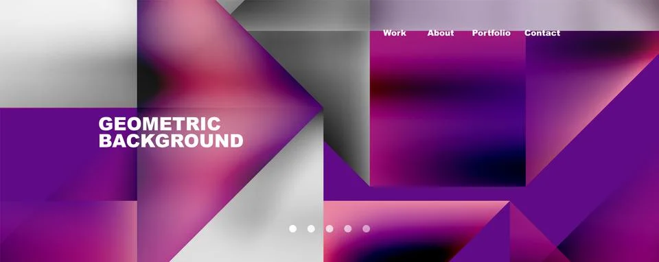 Dynamic lines, triangles, rectangles geometric abstract background. Vector Illustrazione stock