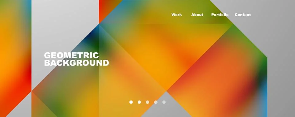 Dynamic lines, triangles, rectangles geometric abstract background. Vector Illustrazione stock