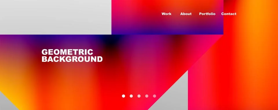 Dynamic lines, triangles, rectangles geometric abstract background. Vector Illustrazione stock