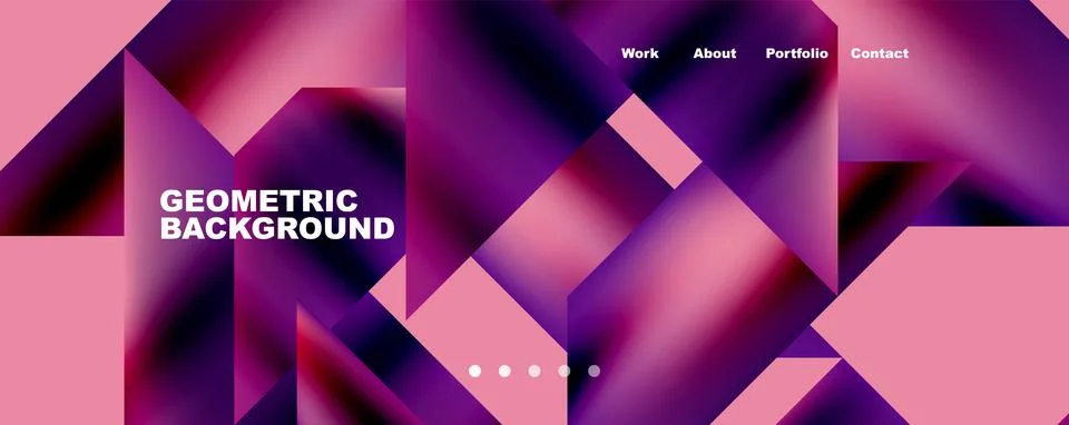 Dynamic lines, triangles, rectangles geometric abstract background. Vector Stock Illustration