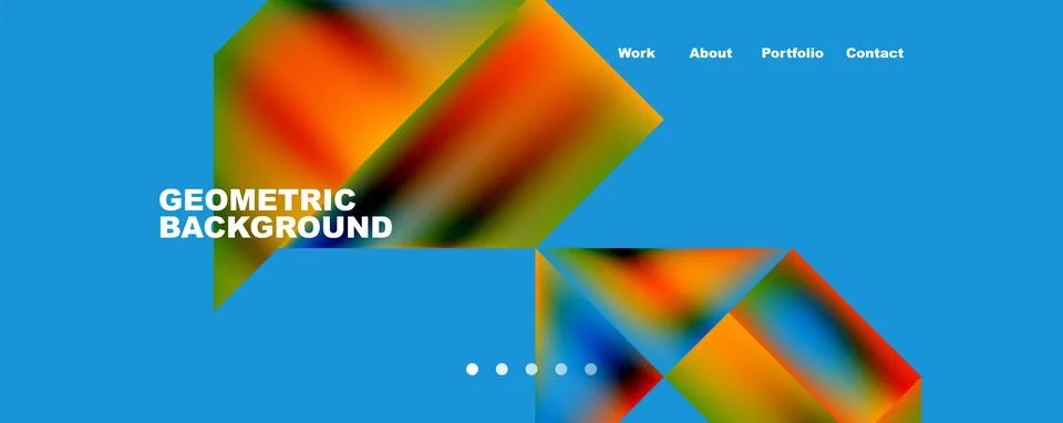 Dynamic lines, triangles, rectangles geometric abstract background. Vector Stock Illustration