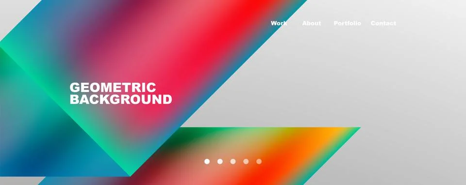 Dynamic lines, triangles, rectangles geometric abstract background. Vector Illustrazione stock