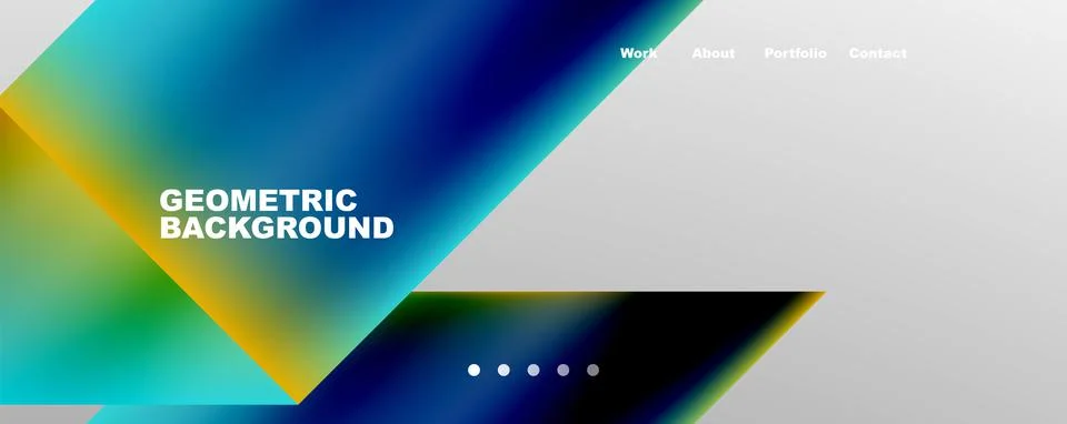 Dynamic lines, triangles, rectangles geometric abstract background. Vector Stock Illustration