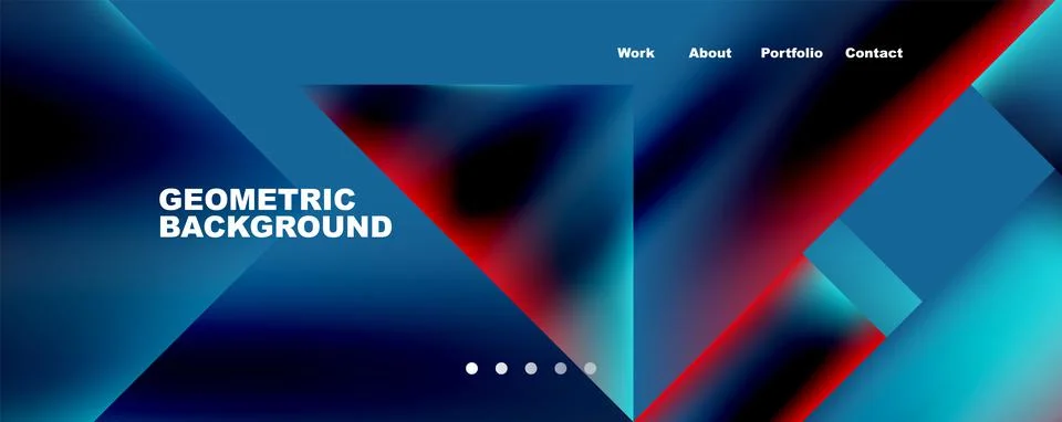 Dynamic lines, triangles, rectangles geometric abstract background. Vector 스톡 일러스트