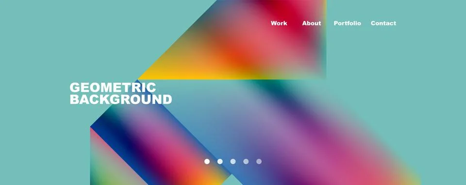 Dynamic lines, triangles, rectangles geometric abstract background. Vector Stock Illustration