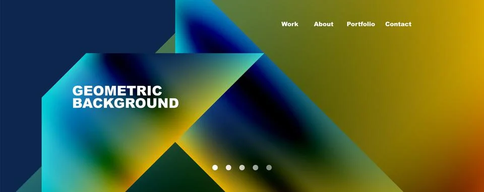 Dynamic lines, triangles, rectangles geometric abstract background. Vector Stock Illustration