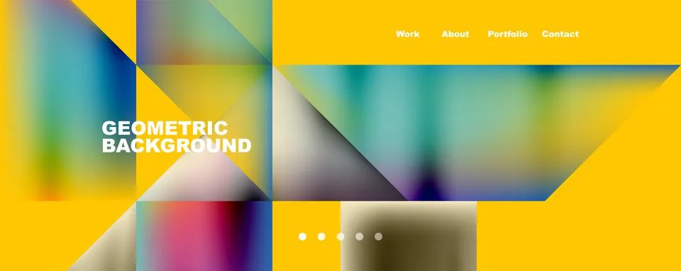 Dynamic lines, triangles, rectangles geometric abstract background. Vector 스톡 일러스트