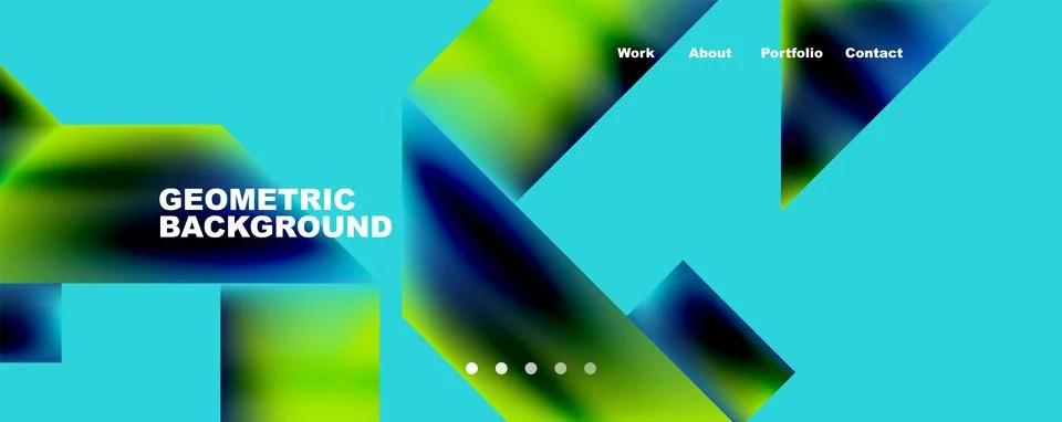 Dynamic lines, triangles, rectangles geometric abstract background. Vector イラスト素材