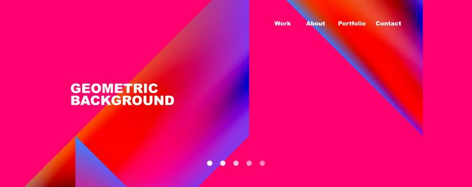 Dynamic lines, triangles, rectangles geometric abstract background. Vector Illustrazione stock