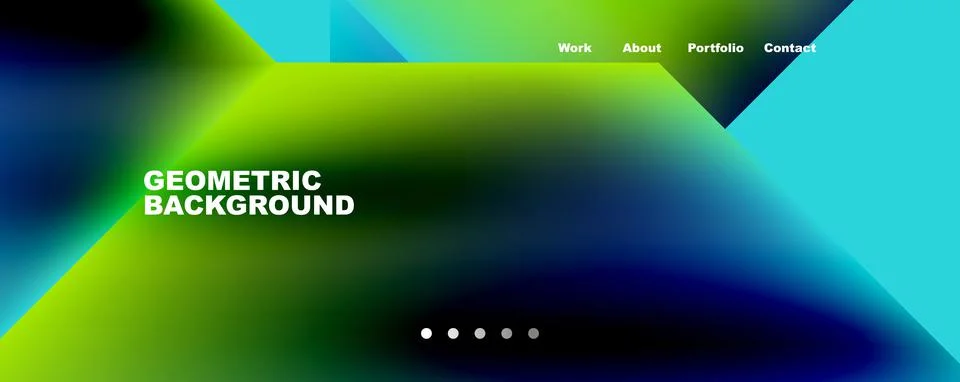 Dynamic lines, triangles, rectangles geometric abstract background. Vector Illustrazione stock