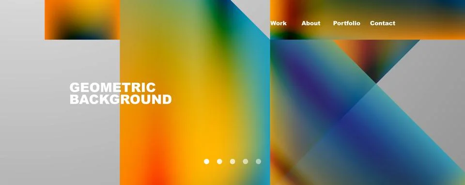 Dynamic lines, triangles, rectangles geometric abstract background. Vector Stock Illustration