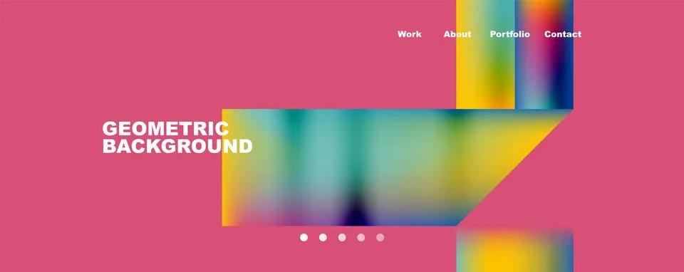 Dynamic lines, triangles, rectangles geometric abstract background. Vector Stock Illustration