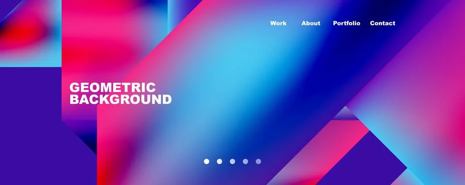 Dynamic lines, triangles, rectangles geometric abstract background. Vector 스톡 일러스트