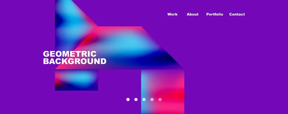 Dynamic lines, triangles, rectangles geometric abstract background. Vector Illustrazione stock