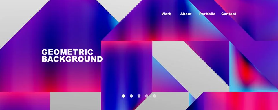 Dynamic lines, triangles, rectangles geometric abstract background. Vector イラスト素材