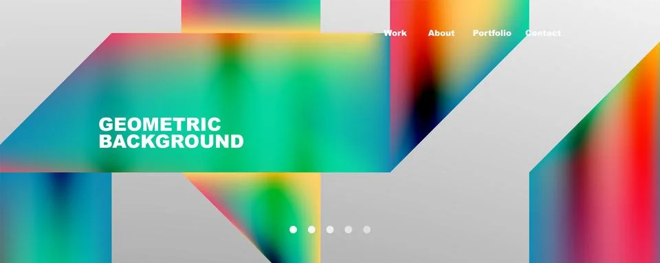 Dynamic lines, triangles, rectangles geometric abstract background. Vector Stock Illustration