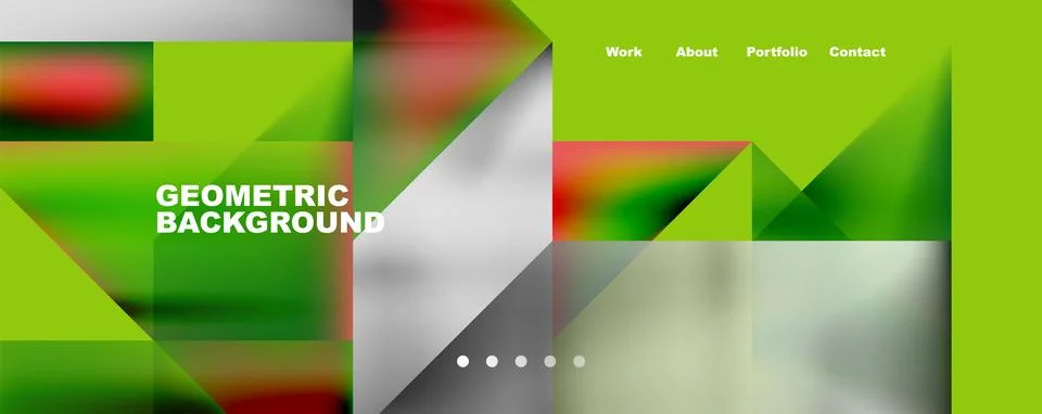 Dynamic lines, triangles, rectangles geometric abstract background. Vector Stock Illustration