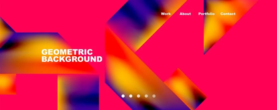 Dynamic lines, triangles, rectangles geometric abstract background. Vector Stock Illustration