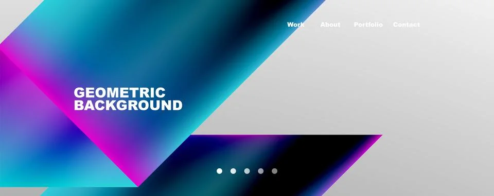 Dynamic lines, triangles, rectangles geometric abstract background. Vector 스톡 일러스트