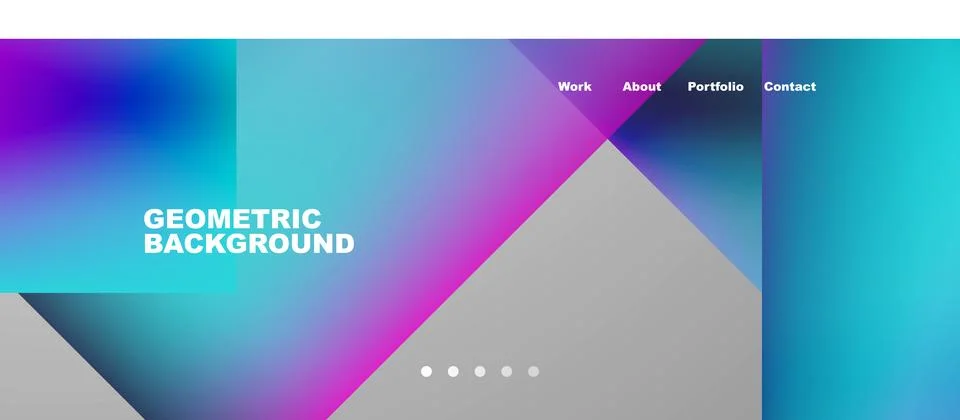 Dynamic lines, triangles, rectangles geometric abstract background. Vector Illustrazione stock