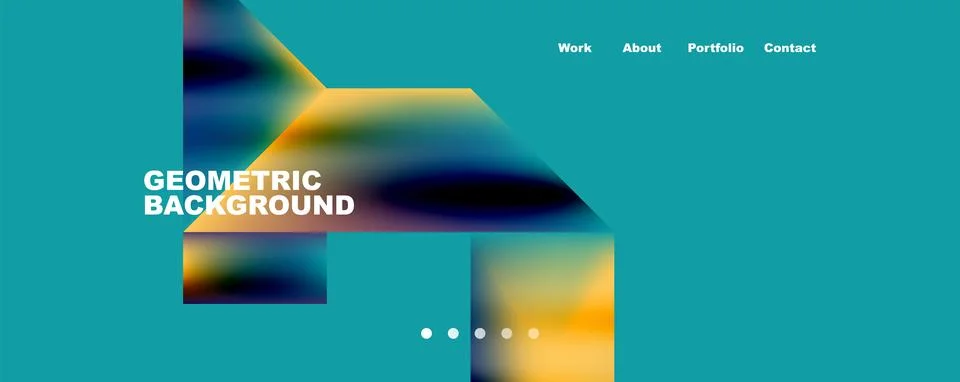 Dynamic lines, triangles, rectangles geometric abstract background. Vector Illustrazione stock