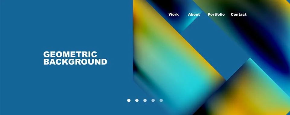 Dynamic lines, triangles, rectangles geometric abstract background. Vector Stock Illustration