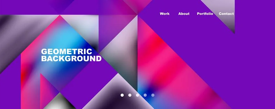 Dynamic lines, triangles, rectangles geometric abstract background. Vector Stock Illustration