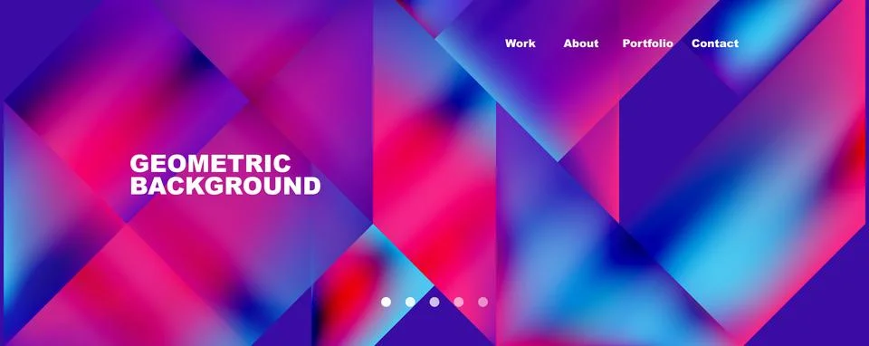 Dynamic lines, triangles, rectangles geometric abstract background. Vector イラスト素材